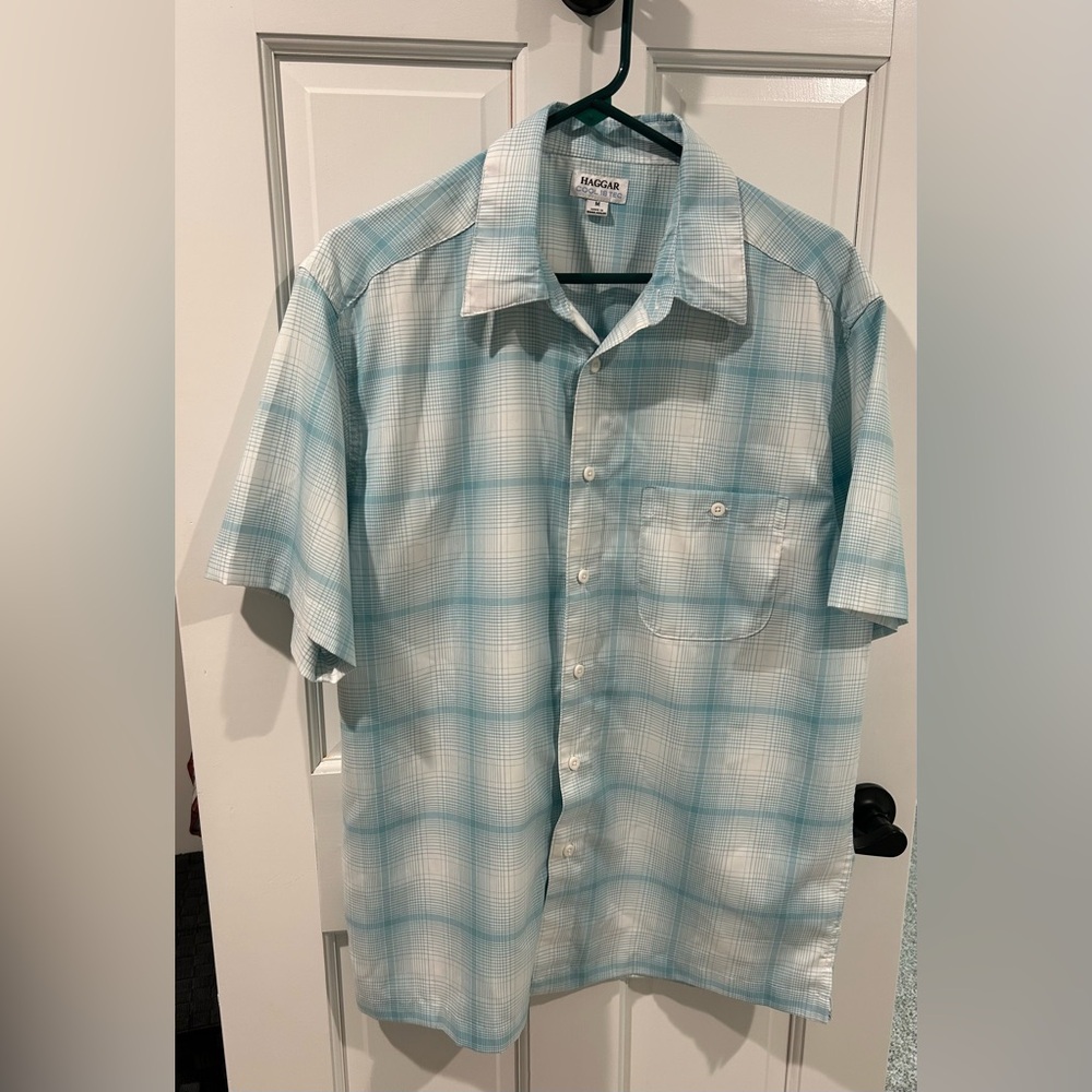 Haggar Button Down Short Sleeve Shirt